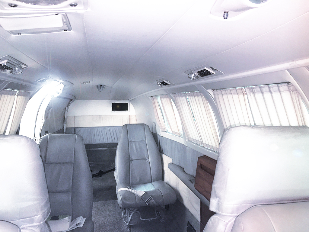 Backcountry Aviation plane inside